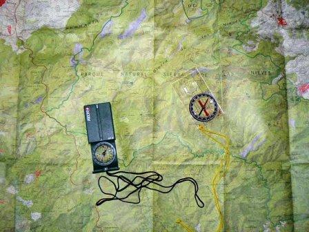 Mapa y br�jula